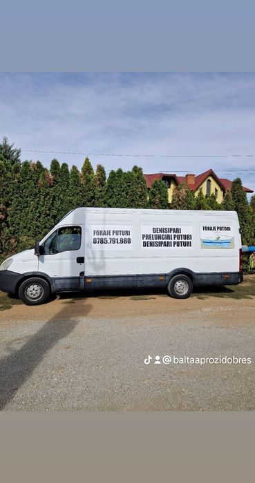 Foraje puțuri de mica și mare adâncime