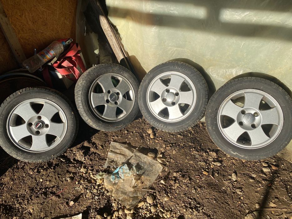 Jante cu cauciuri de vară  Good Year Ford fiesta 185/55/14