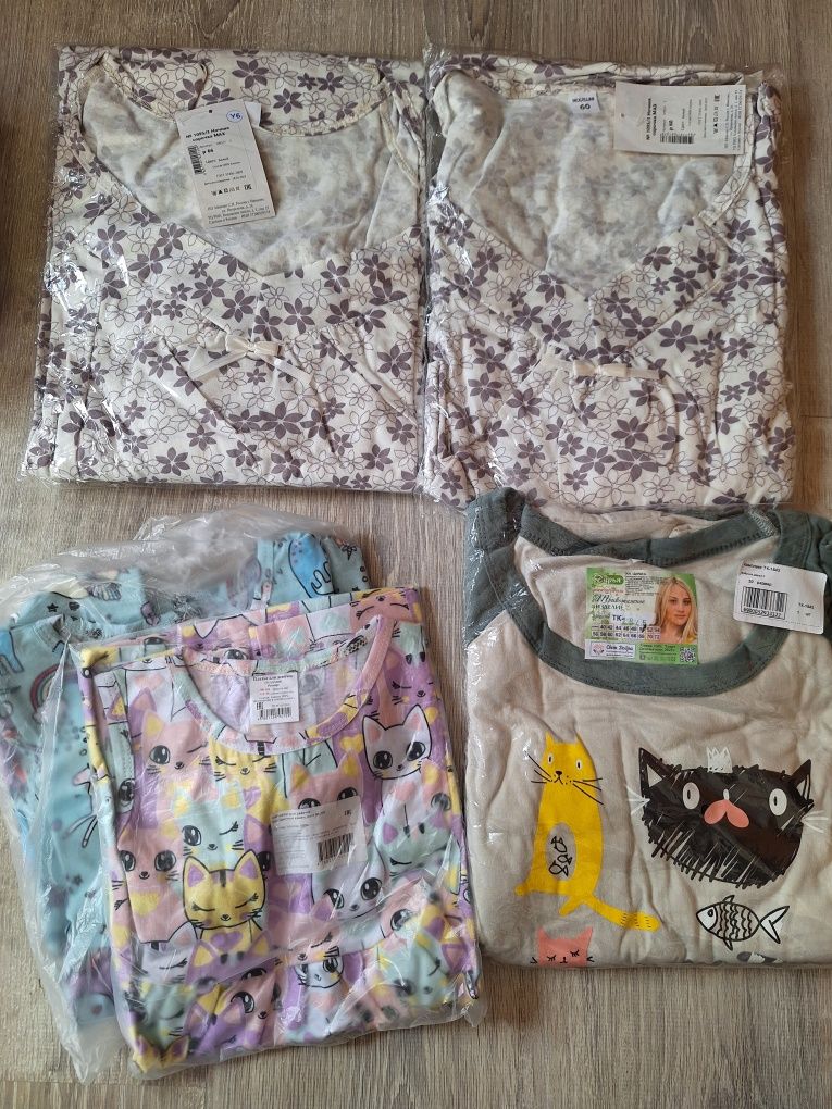 Детские платья,женские сорочки,комплект одежды