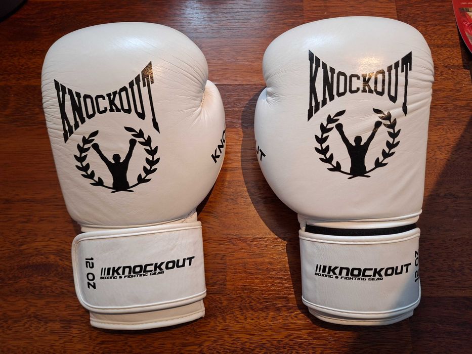 Manusi Knockout basic piele naturala ca noi 12 oz