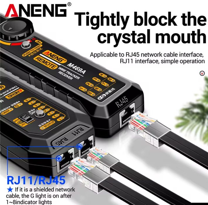 Tester Detector cablu ETHERNET COAXIAL
Ecran spart