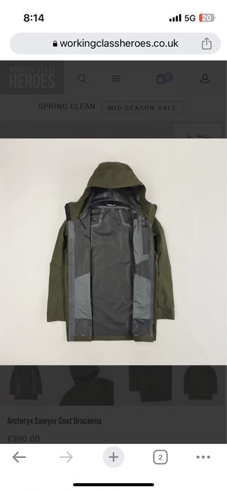 Мъжко яке парка Arcteryx sawyer coat