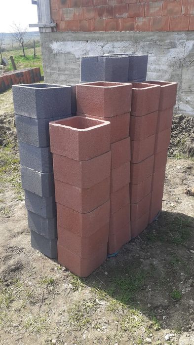Boltari aparenti pentru gard