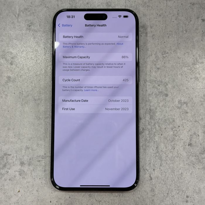 iPhone 15 Pro Max 256GB 86%