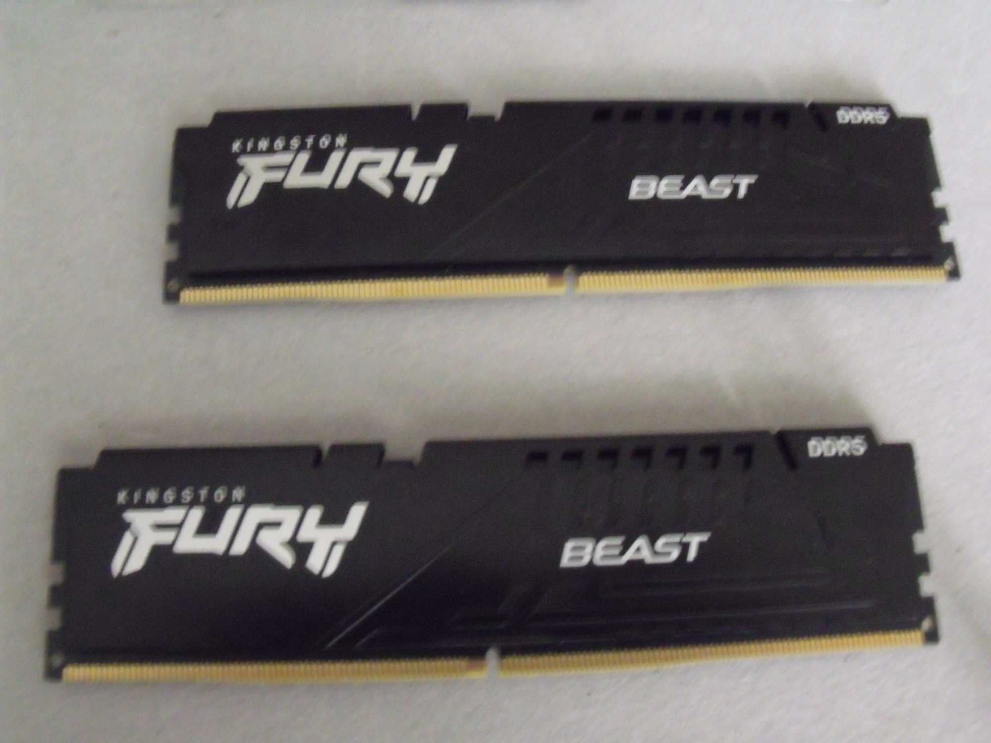 Памет 16GB (2x8GB) DDR5 6000MT/s, Kingston FURY Beast, 1.35V