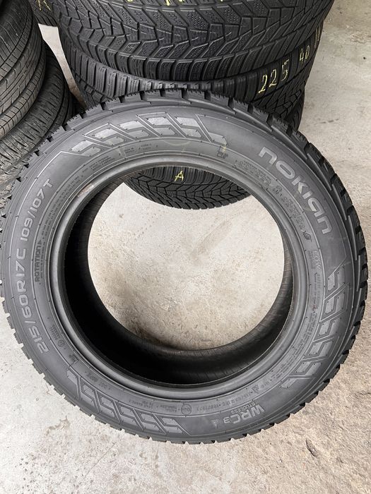 4 anvelope iarna 215/60/17 c , nokian , 7 mm