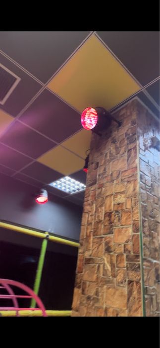 Свето музыка фанари дискотека светильники свет лампы диоды фанори