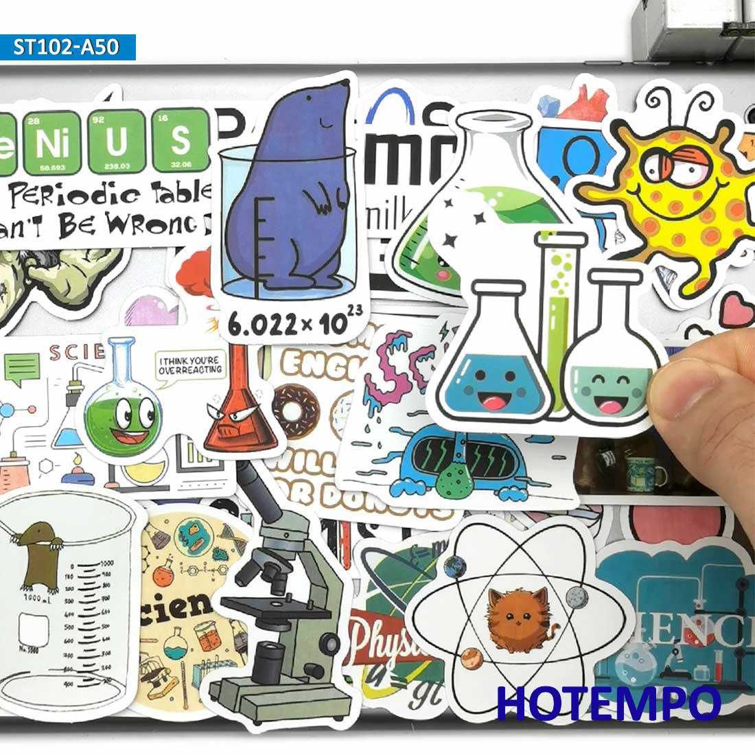 Стикери за декорация 50x - Наука/Physic/Chemistry/Biology/Science