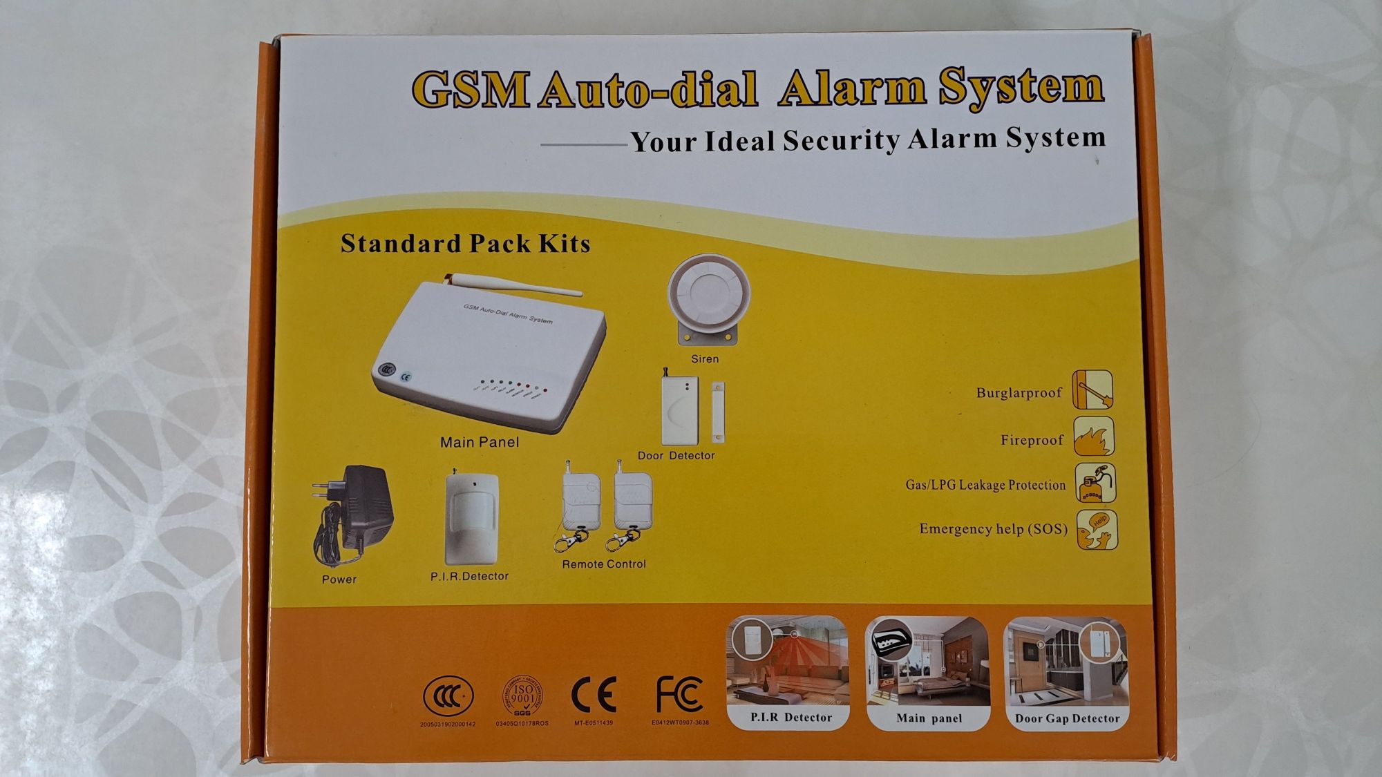 Sistem de alarma antiefractie