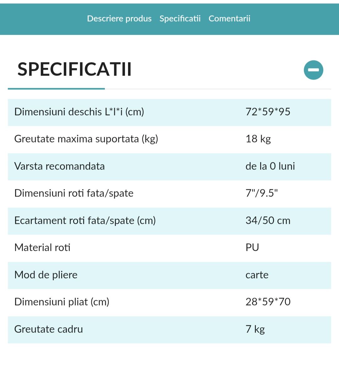 Cărucior 3 in 1 Cocolle Acero în stare foarte bună cu accesorii noi