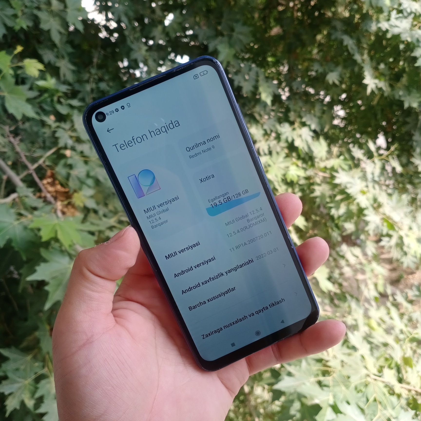 Redmi note 9 srochna sotiladi