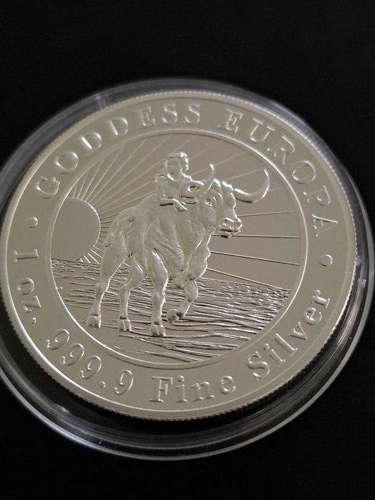Сребърна монета 1 oz. Богинята Европа