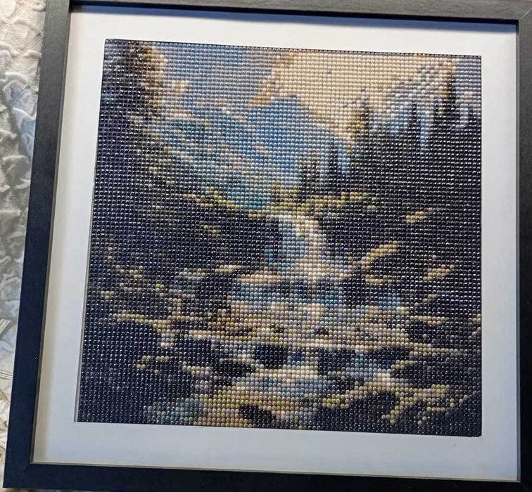 Cascada - Goblen cu diamante