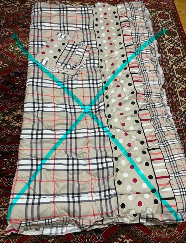 Красивая Махровая 2х спальная простынь, 100% хлопок