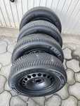 Jante otel 5x112mm, anvelope iarna 215/60 R16, VW, Audi, Seat, Skoda!