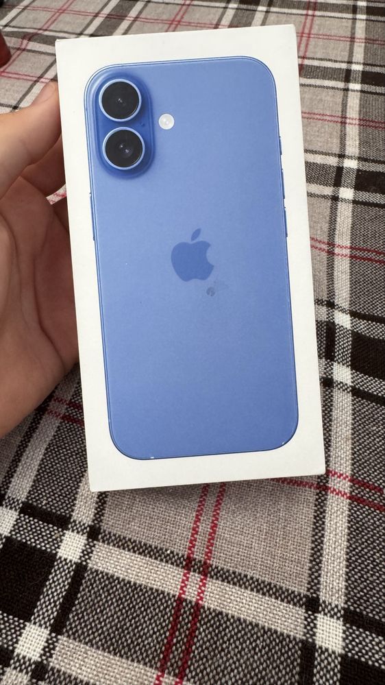 Iphone 16 128GB син Неотворен чисто нов