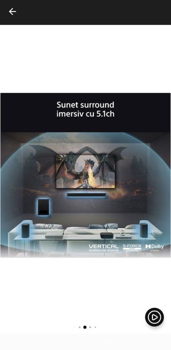 Sistem audio Sony nou sigilat garanție factura