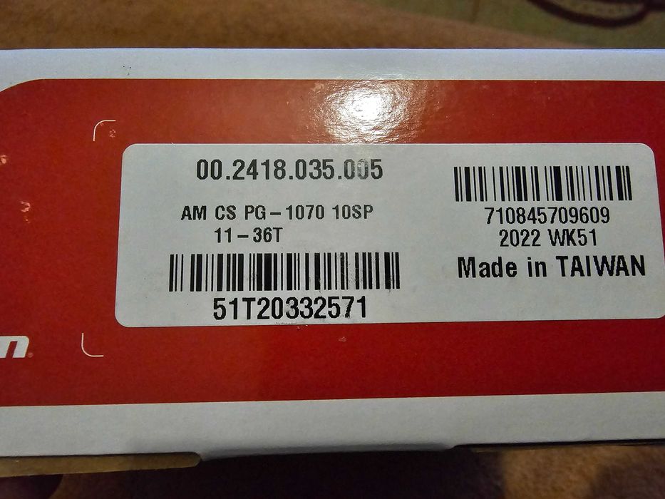 Pinioane caseta Sram Pg-1070 11-36 10v NOI