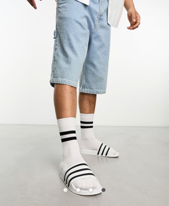 Adidas adilette white