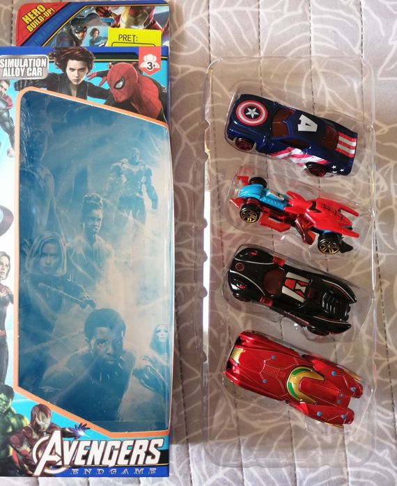 Mașinuțe metalice Spidermen