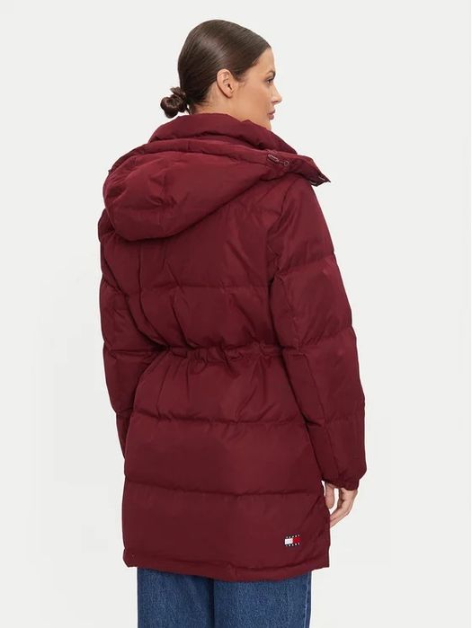 Tommy Hilfiger Jeans geaca puf natural midi M L