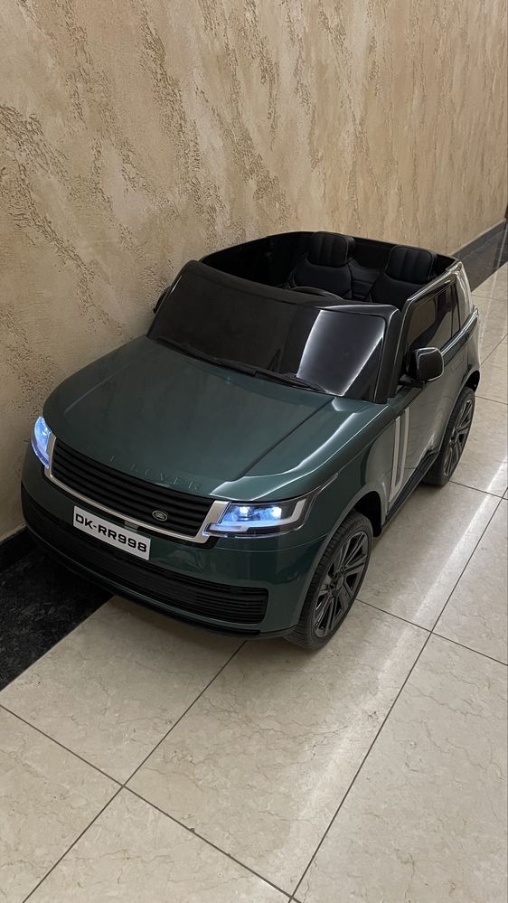 Акумулаторен джип Range Rover зелен металик
