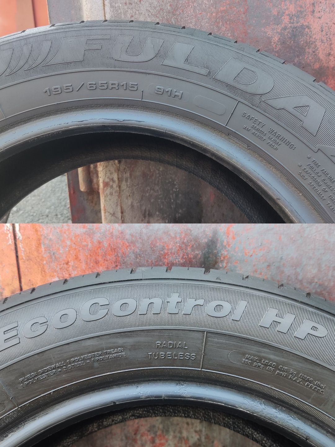 4бр. летни гуми 195/65/15 Fulda Eco Control HP
dot22
7mm
Добро състоян