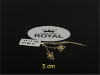 Bijuteria Royal CB : Cercei dama aur 14k 1,19gr