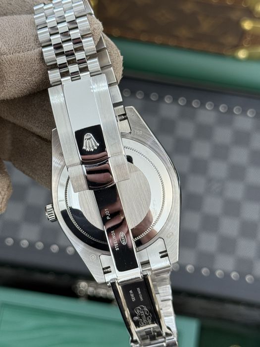 Rolex Date-Just 41mm Rhodium Dial