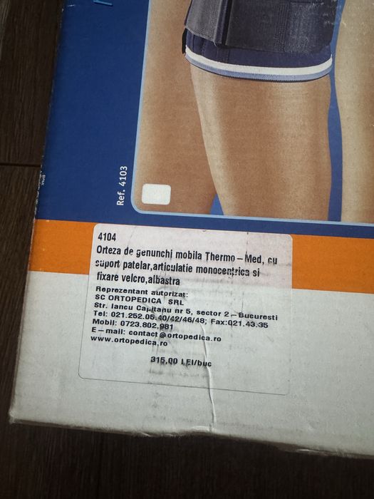 Orteza de genunchi mobila Thermo-Med