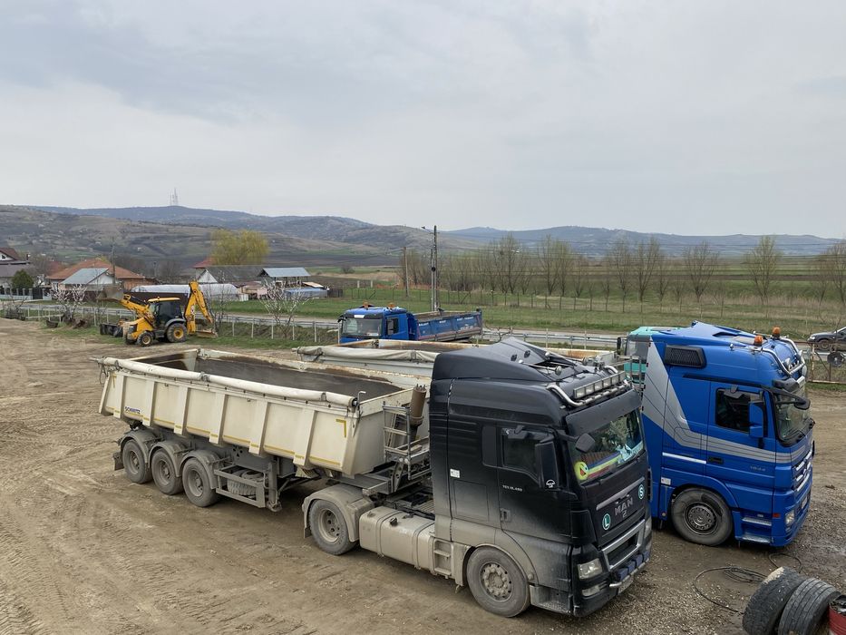 Transport agregate/Transport cereale/transport marfa/vanzare balastru