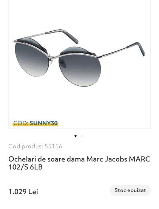 Ochelari Soare Marc Jacobs Damă 102S 6LB/90/ Import Germania