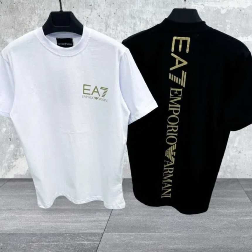 Tricou EA7 EMPORIO ARMANI bumbac natural premium unisex