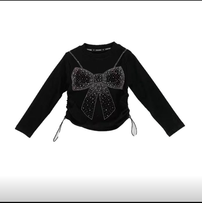 Кофточка со стразами для девочки