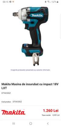 Impact makita dtw300z