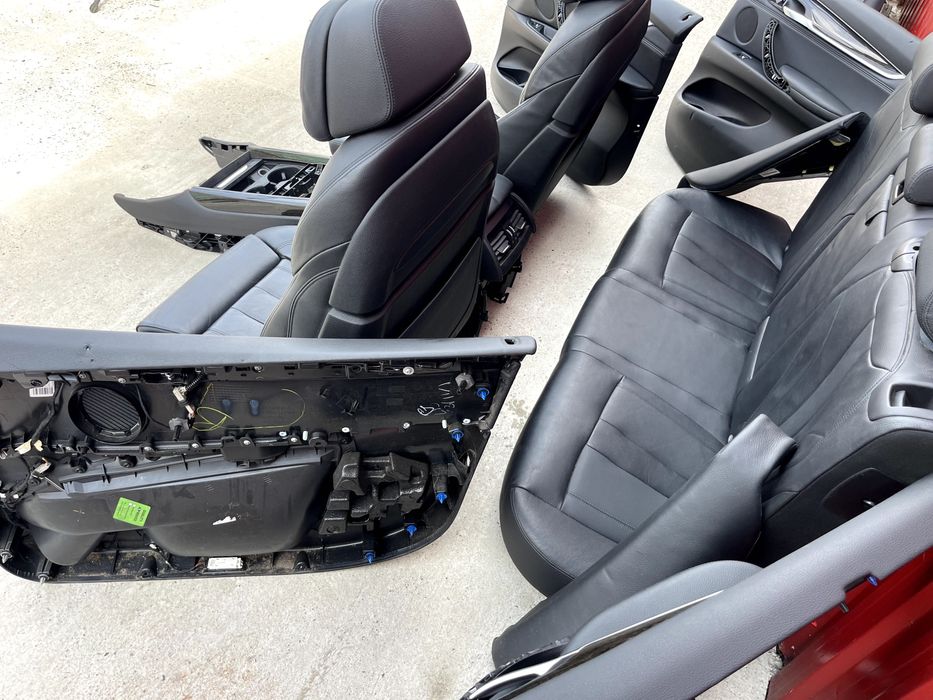 Interior negru comfort BMW X5 F15 incalzit
