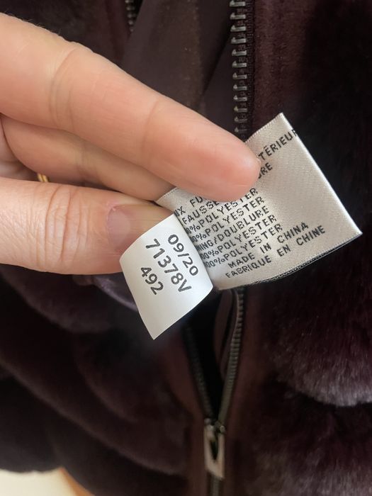 Vesta blana culoare burgundy