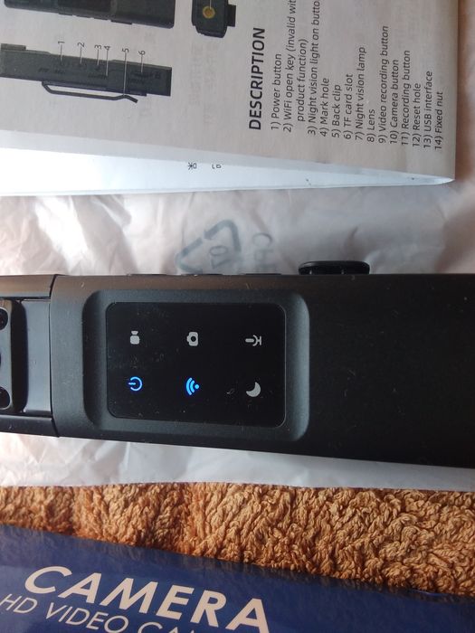 Страхотна боди камера с живо предаване в интернет и Уай Фай-чисто нова