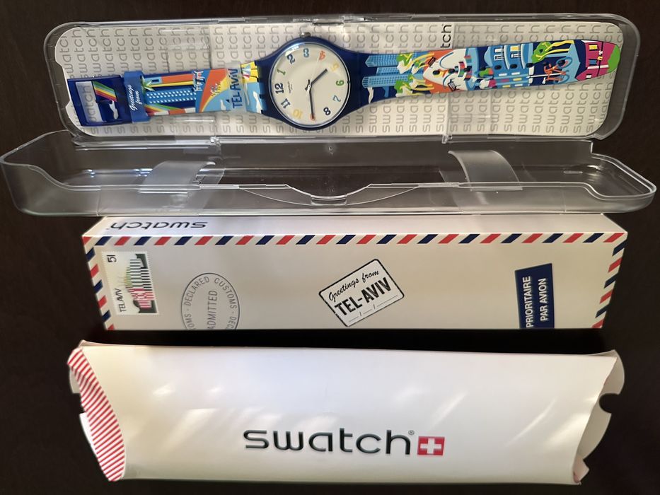 Vând ceas unisex Swatch - Eurovision Tel Aviv Ediție Specială 2019