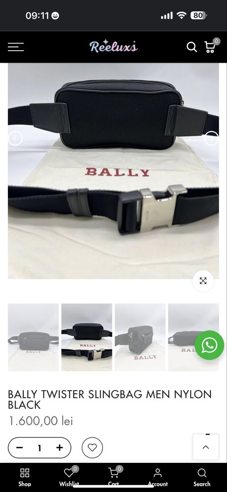 Borseta cross-bady,Bally Twister