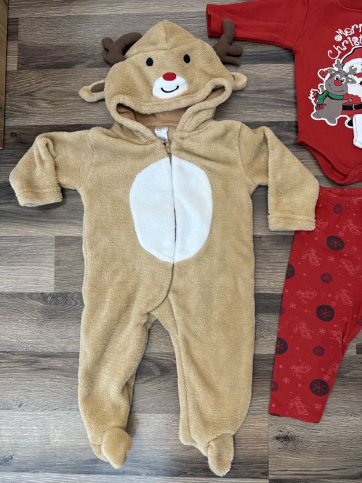 Hainute de Craciun marime 3-6 luni- body, salopeta, pantaloni