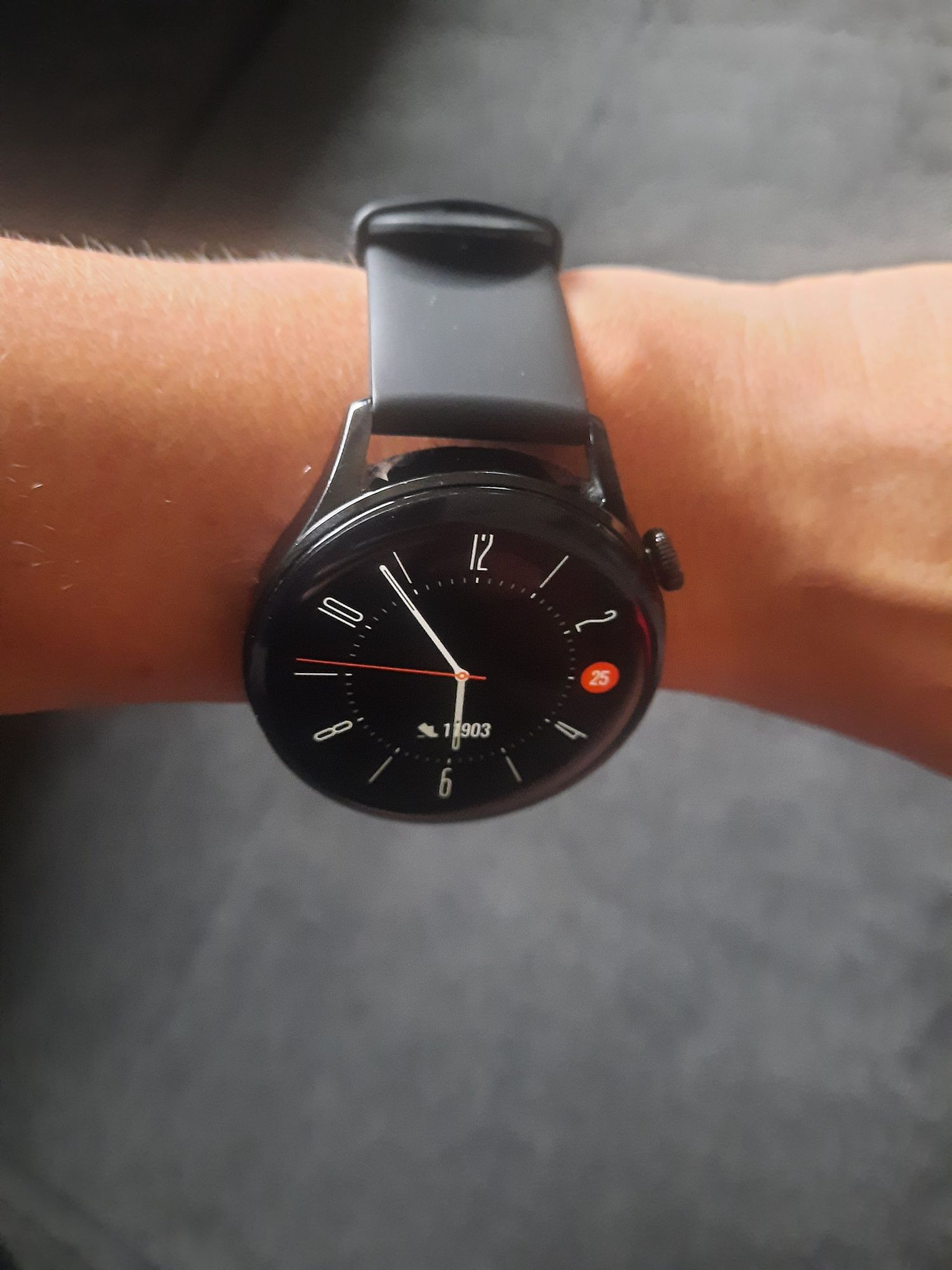 Часовник Smartwatch Huawei Watch 3, 46 mm, Silicone Strap, Black