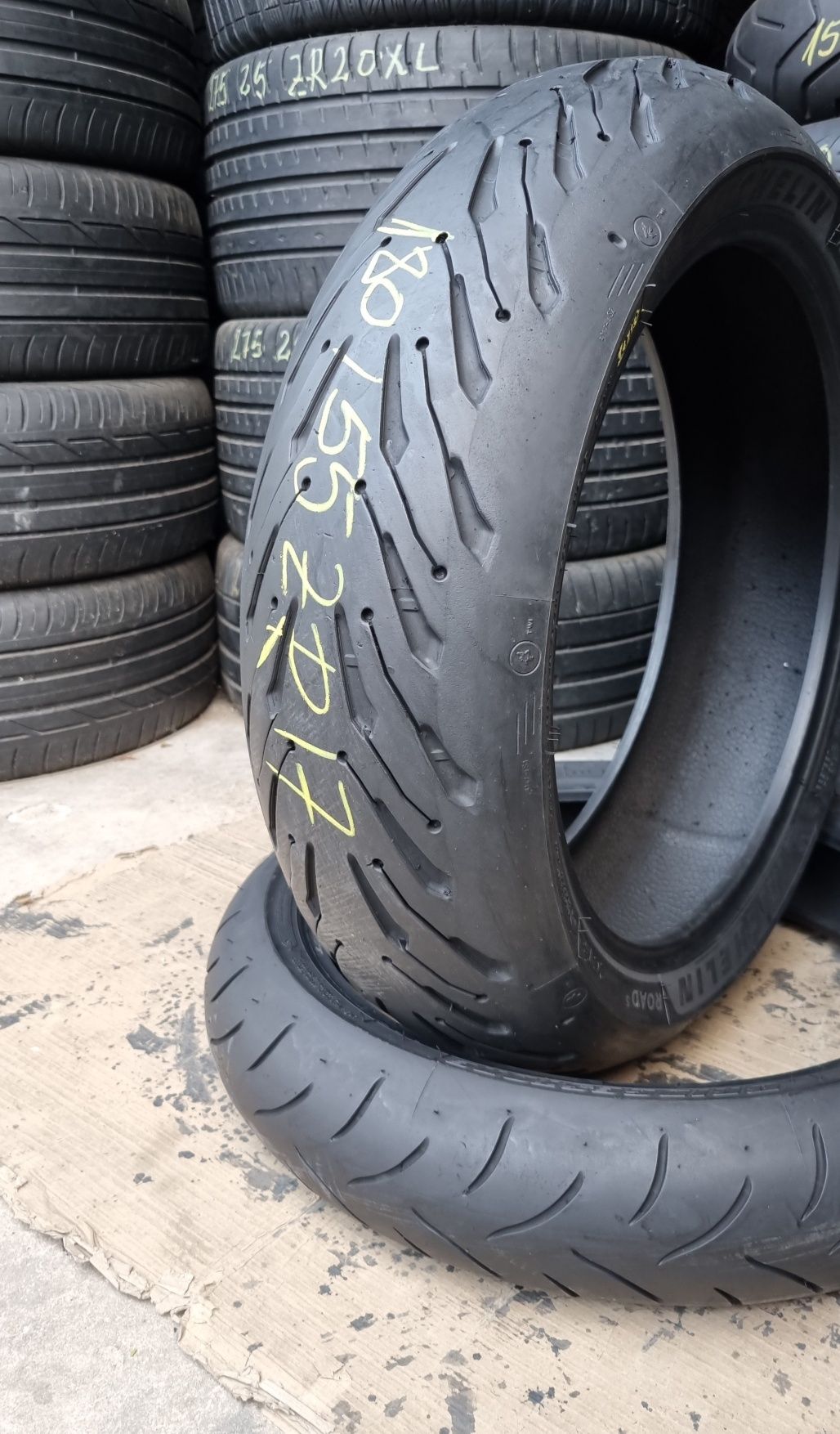 Anvelopa Moto Michelin Road5 180/55 ZR17 Impecabilă DOT 4719.
