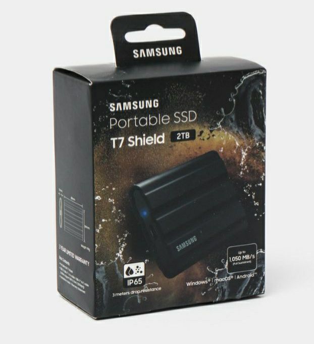 Внешний диск SSD Samsung T7 Shield 2 TB