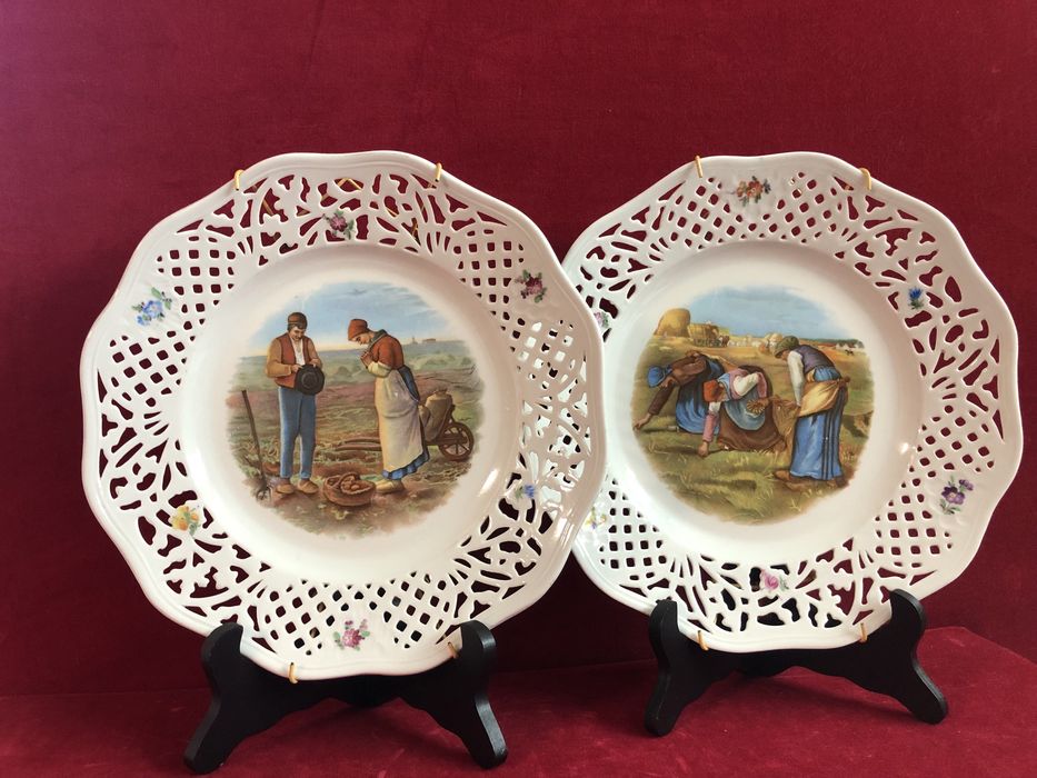 Баварски порцеланови чинии за стена
