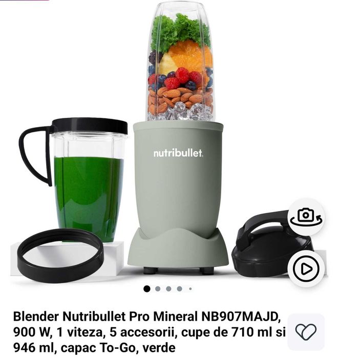 Blender Nutribullet pro verde sigilat -40 % reducere