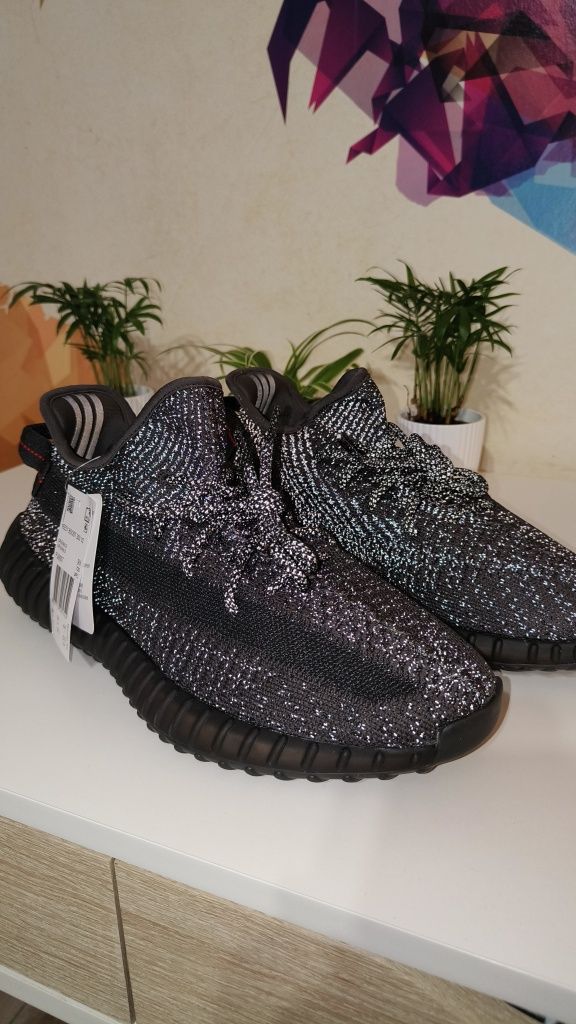 Adidas Yeezy 350 Boost V2 Black Reflective FU9007