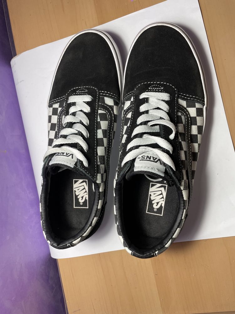 Vans Ward YT Chekered Black/True White