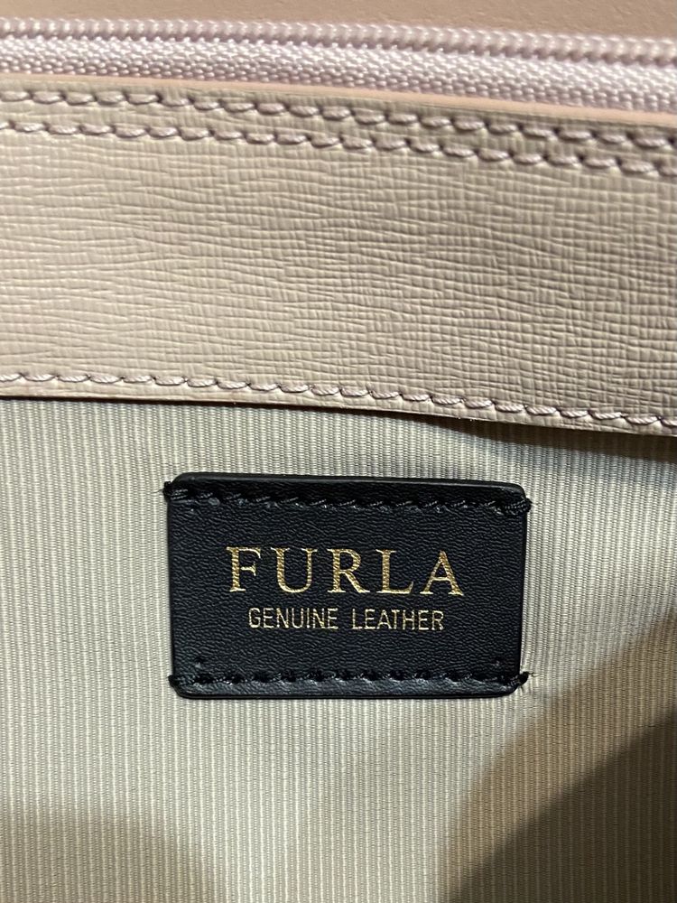 Furla чанта, естествена кожа