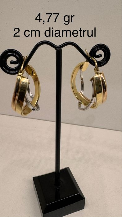 Cercei din aur de 14k